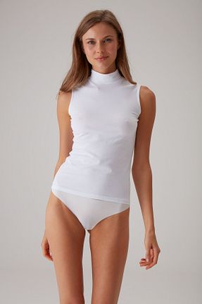 رکابی سفید زنانه بدون آستین Pierre Cardin - کد 853822233
