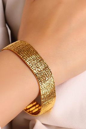 دستبند طلا زرد زنانه 22 عیار GÜLENLER ALTIN - کد 794825958