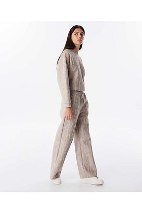 شلوار طوسی زنانه پنبه ای Twist - کد 869406727