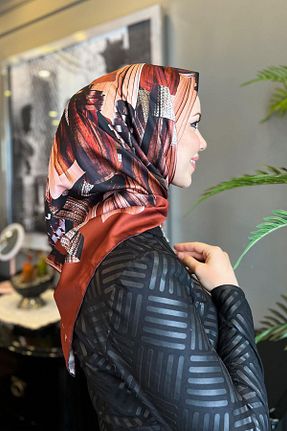 روسری رنگی پلی استر Armine - کد 832317639