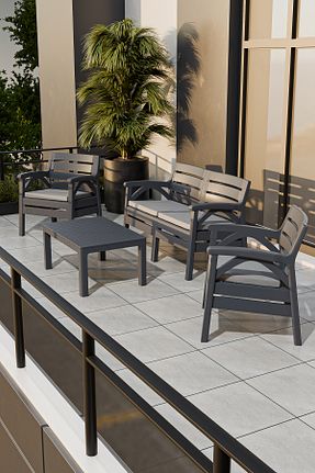 ست باغچه طوسی پلاستیک Çavdar Group - کد 869200351