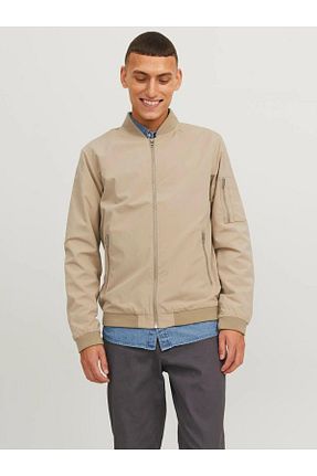کاپشن بژ مردانه رگولار Jack & Jones - کد 811022185