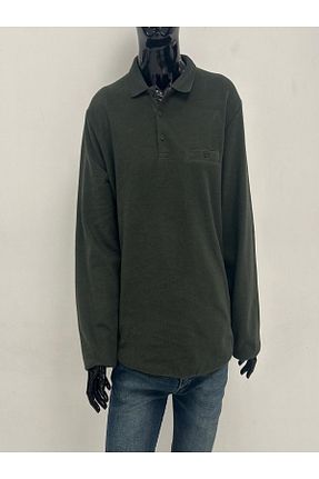 پلیور سایز بزرگ خاکی مردانه سایز بزرگ Woolman - کد 869195025