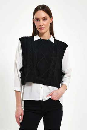 سوئیتر مشکی زنانه اکریلیک bmd - کد 869199292