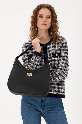 کیف دوشی مشکی زنانه چرم مصنوعی U.S. Polo Assn. - کد 869202590