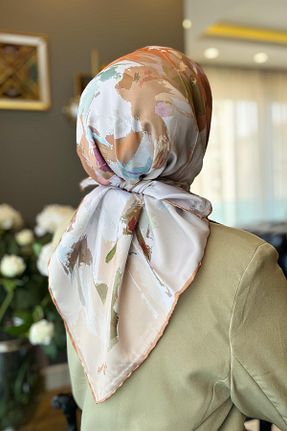 روسری رنگی پلی استر Armine - کد 832317859