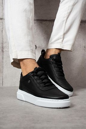 کفش اسنیکر مشکی مردانه بند دار L.A Polo - کد 846218762