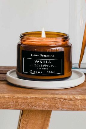 شمع مشکی Vanilya LYN HOME & DECOR - کد 94226478