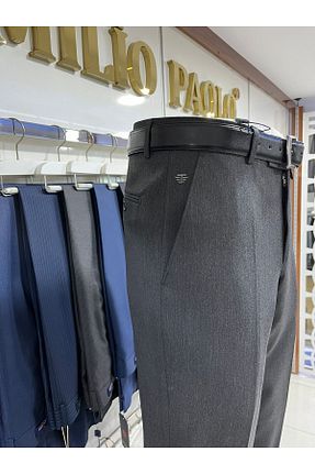 شلوار پارچه ای طوسی مردانه فاق نرمال Torero - کد 869226487