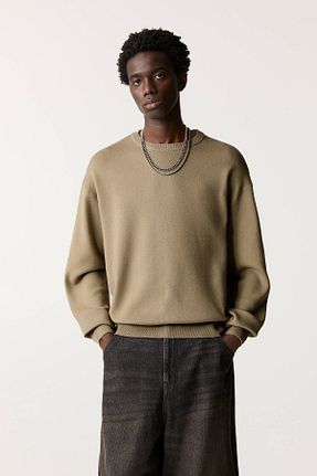 پلیور سرمه ای مردانه ساده Pull & Bear - کد 869224648