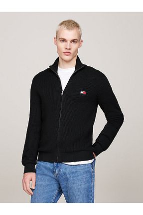 پلیور مشکی مردانه ساده Tommy Hilfiger - کد 869219600