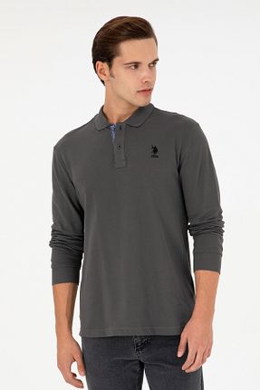 سوئیشرت طوسی مردانه ساده U.S. Polo Assn. - کد 869219034