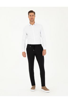 شلوار مشکی مردانه پارچه Pierre Cardin - کد 839656039