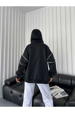 کاپشن مشکی زنانه اورسایز SERBA - کد 869222551
