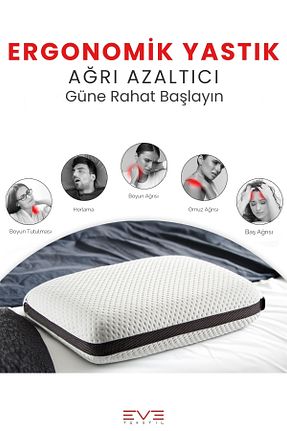 بالش سفید ویسکون Eve Tekstil - کد 869699691