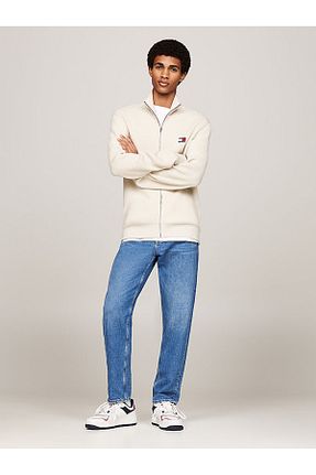 پلیور بژ مردانه ساده Tommy Hilfiger - کد 869219058