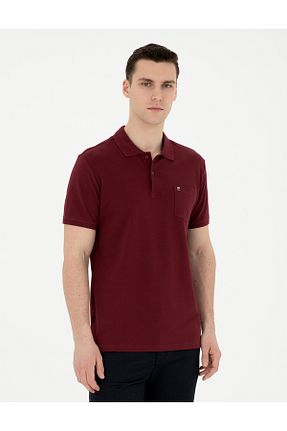 پولوشرت زرشکی مردانه رگولار Pierre Cardin - کد 832150862