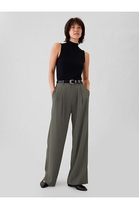 شلوار طوسی زنانه پلی استر GAP - کد 869242056