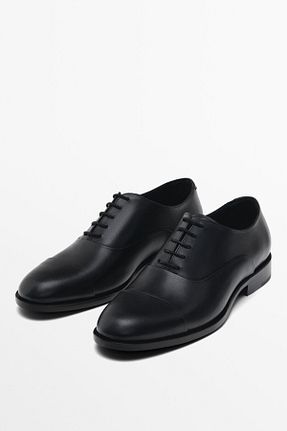 کفش کلاسیک مشکی مردانه چرم خالص Massimo Dutti - کد 869235403