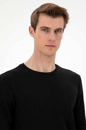 سوئیشرت مشکی مردانه ساده U.S. Polo Assn. - کد 869232315