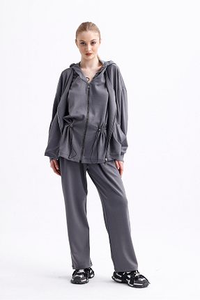 ست گرمکن حجاب طوسی زنانه رگولار MANİBRU - کد 869258764