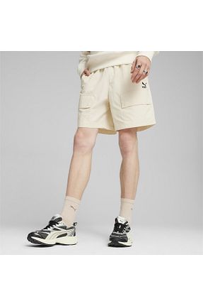 شلوارک و برمودا سفید مردانه رگولار Puma - کد 836044366