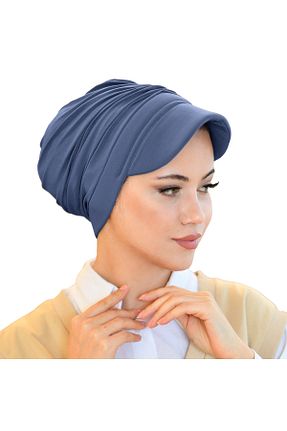 روسری سرمه ای پنبه پلی استر Sufirit - کد 869253245