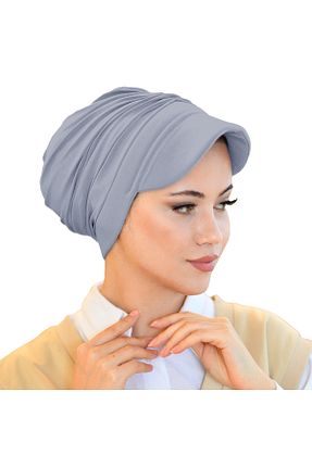 روسری طوسی پنبه پلی استر Sufirit - کد 869260358