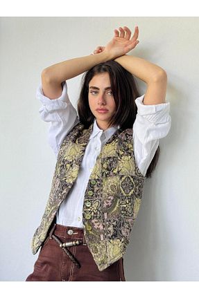 جلیقه رنگی زنانه Loose Retrobird - کد 869274543