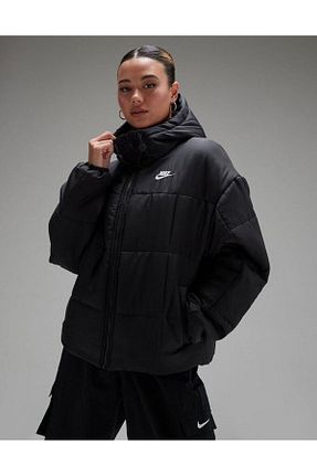 کاپشن اسپرت بژ زنانه گشاد Nike - کد 869267365