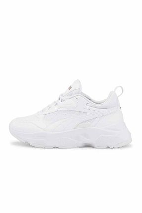 کفش اسنیکر سفید زنانه بند دار Puma - کد 869291125