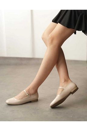بابت بژ زنانه چرم لاکی LİMA N MODA - کد 869284816