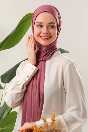 شال صورتی زنانه پنبه پلی استر GÇA Moda - کد 869277617