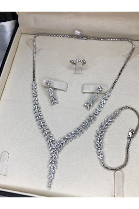 ست نقره سفید زنانه برلیان vogutima jewelery&silver by timuçin mavili - کد 466137684