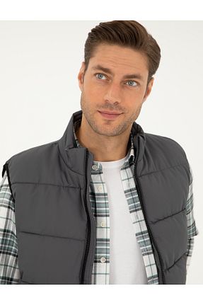 جلیقه طوسی مردانه رگولار Pierre Cardin - کد 856290579