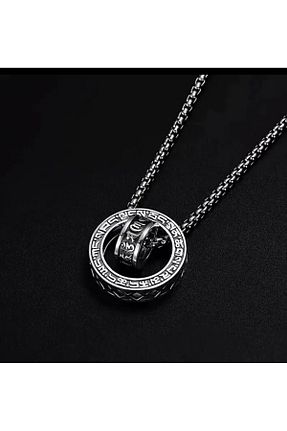 گردنبند استیل ( فولاد ) مشکی مردانه استیل (فولاد) Jorg Zenn - کد 359211300