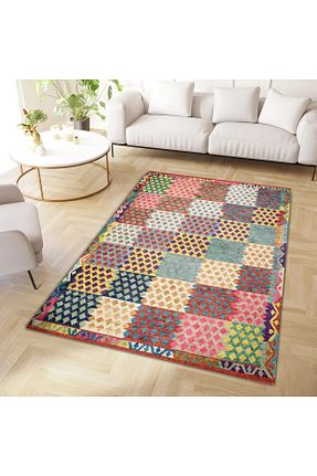 فرش رنگی قابل شستشو Rugs Modern Halı - کد 869362028
