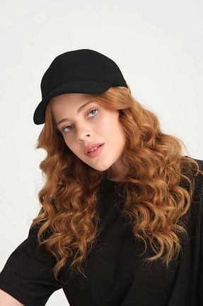 کلاه مشکی زنانه پنبه ای robanu - کد 854739362