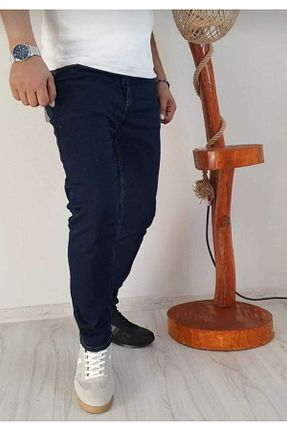 شلوار جین آبی مردانه پاچه تنگ KING SEZAR - کد 825820317