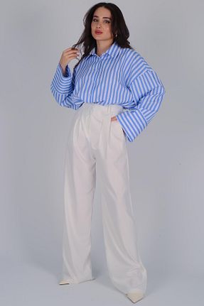 شلوار نباتی زنانه پلی ویسکون FACETTE - کد 806368126