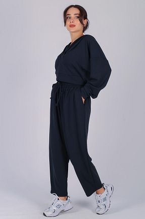 ست بالاتنه و پائین تنه طوسی زنانه بافت FACETTE - کد 781859051