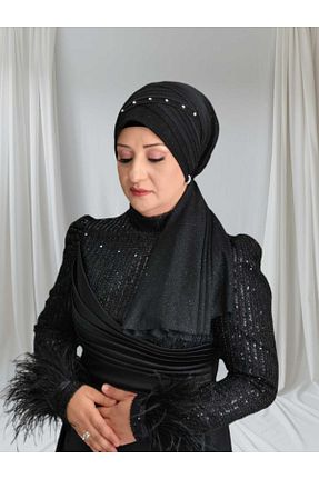 شال مشکی زنانه NurAy - کد 869377665