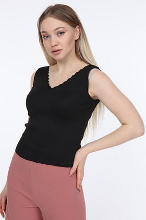 بلوز مشکی زنانه ساده MA ananas - کد 869406843