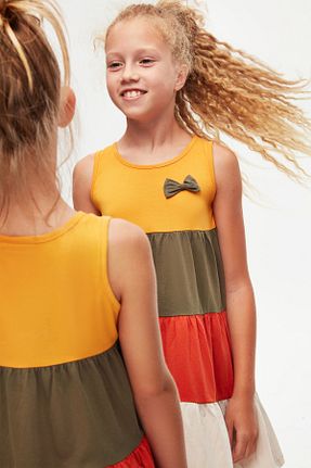 لباس زرد بچه گانه بافتنی LOVETTI - کد 786372220