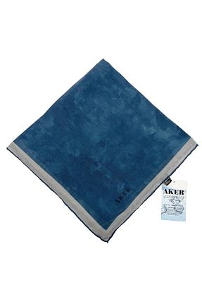 روسری آبی 90 x 90 Aker - کد 758694440