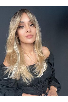 کلاه گیس زرد زنانه Suzan Peruk - کد 869861750