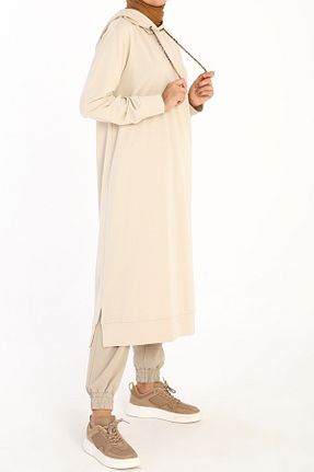 تونیک حجاب بژ زنانه پلی استر ALLDAY - کد 151514644
