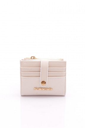کیف پورتفوی و کلاچ سفید زنانه چرم مصنوعی Pierre Cardin - کد 869524998