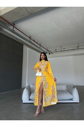 لباس زرد زنانه بافتنی jennyfer garment - کد 869512353