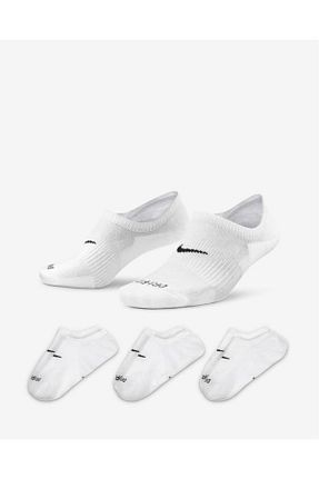 جوراب اسپرت سفید زنانه پنبه ای Nike - کد 260838199